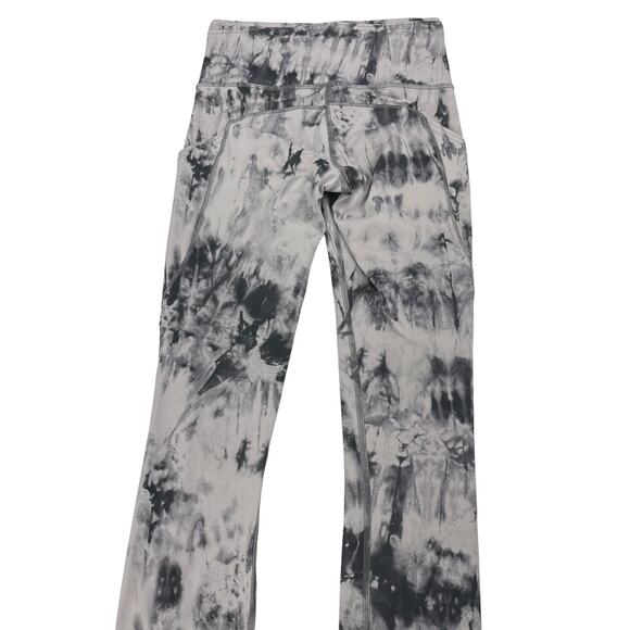 LULULEMON Fast and Free Tight II 25" Sz 4 Game Day Dark Chrome Black Multi - Picture 9 of 11